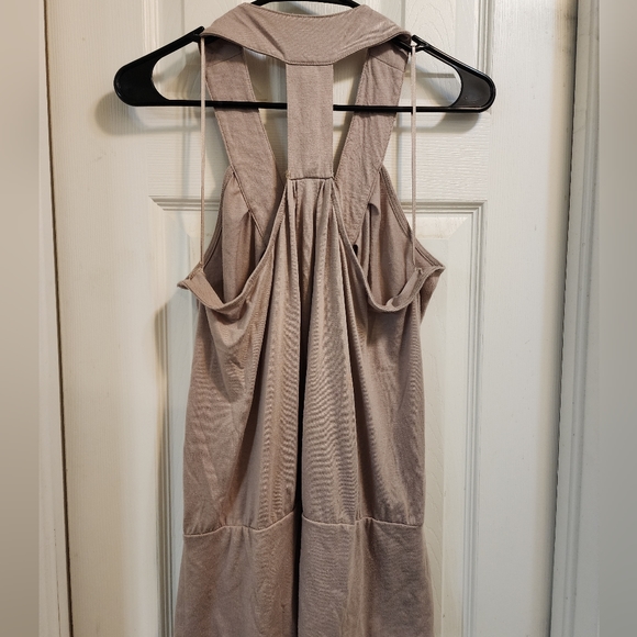 EUC Jennifer Lopez Tan Beaded Tank Top - Picture 3 of 4